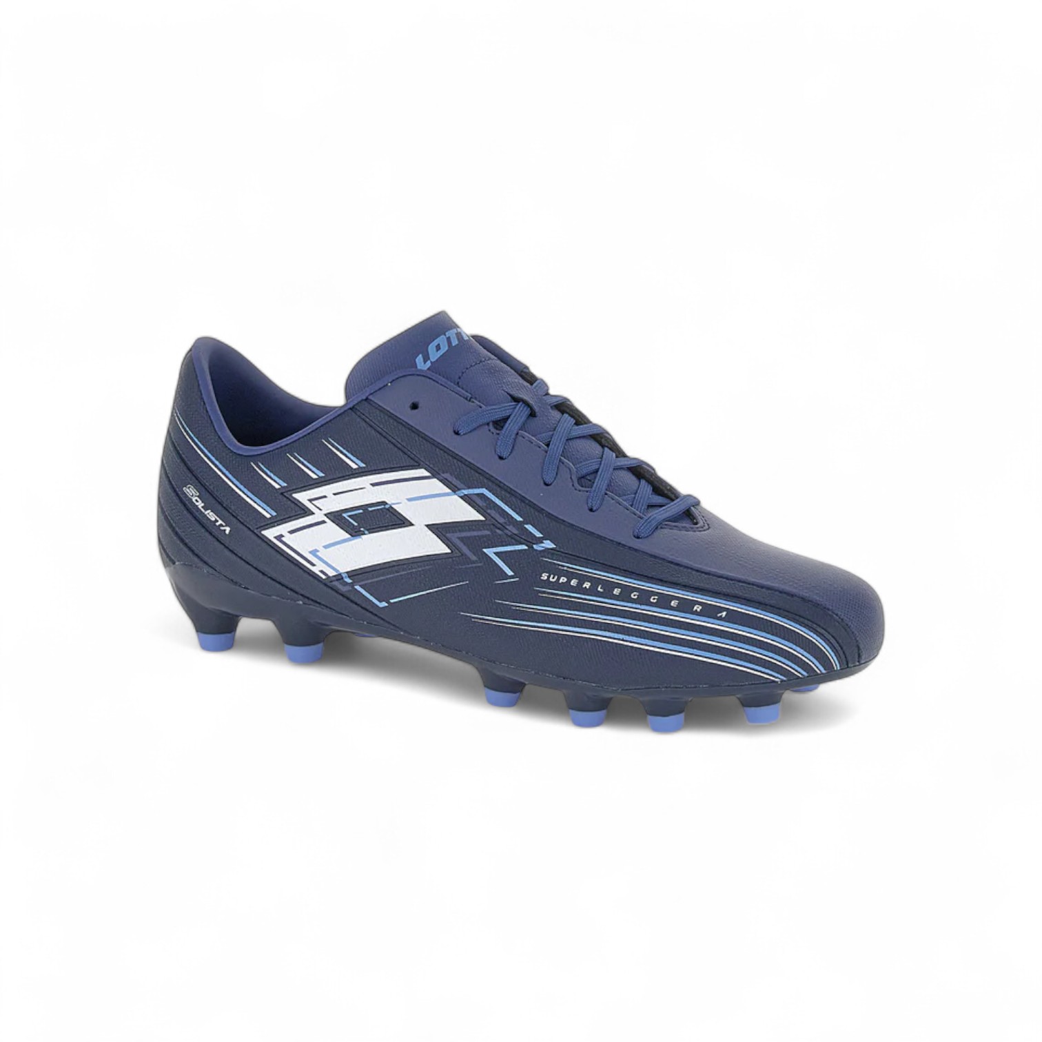 SOLISTA 700 FG FOOTBALL BOOTS DARK BLUE – Image 2