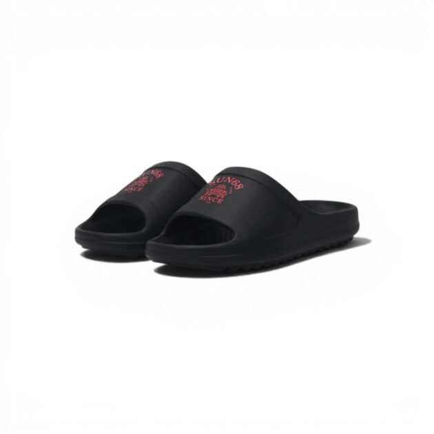 SUN68 Slippers Monoblock X36113-1110-NERO-ROSSO