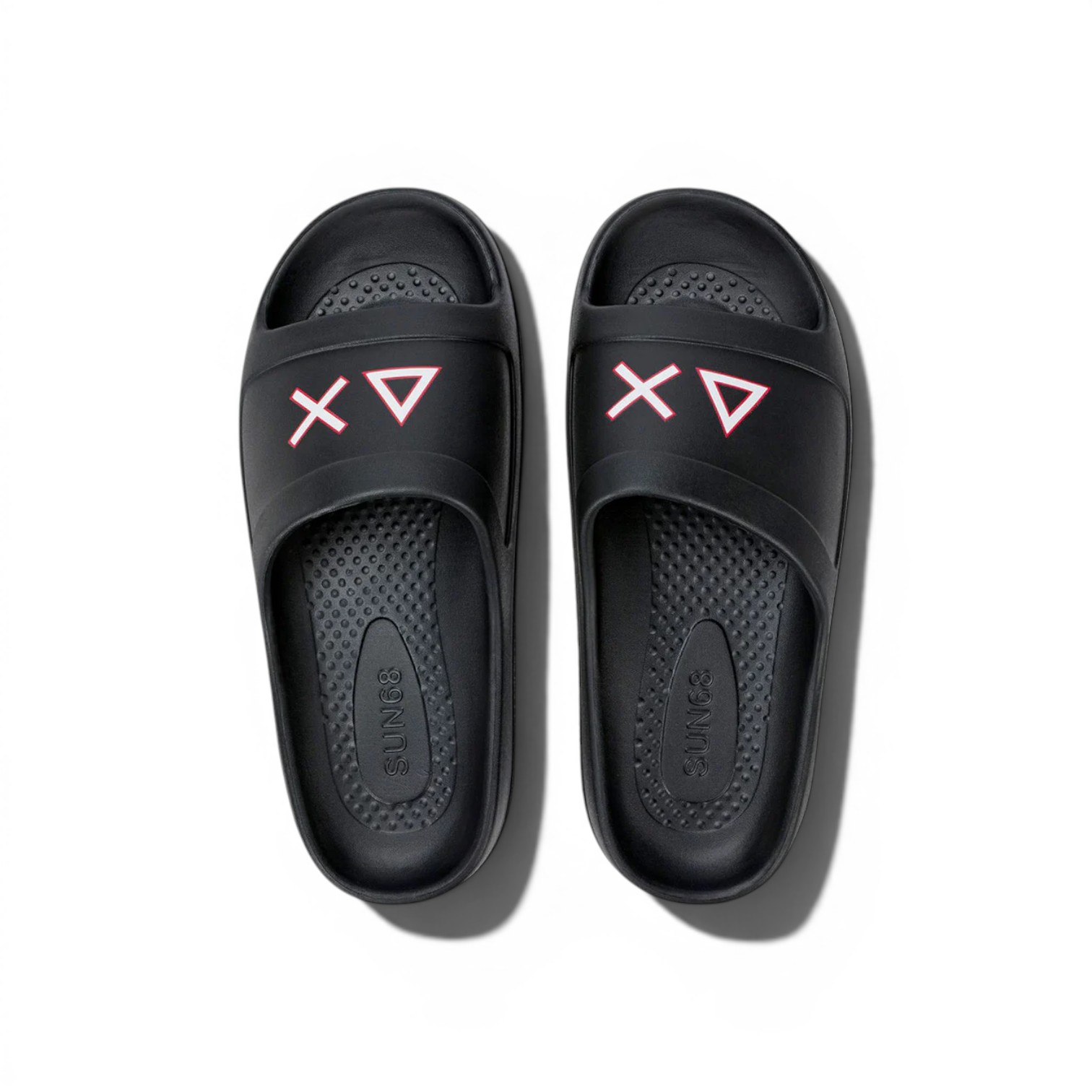 SUN68 slippers monoblock print logo – X36114-1110