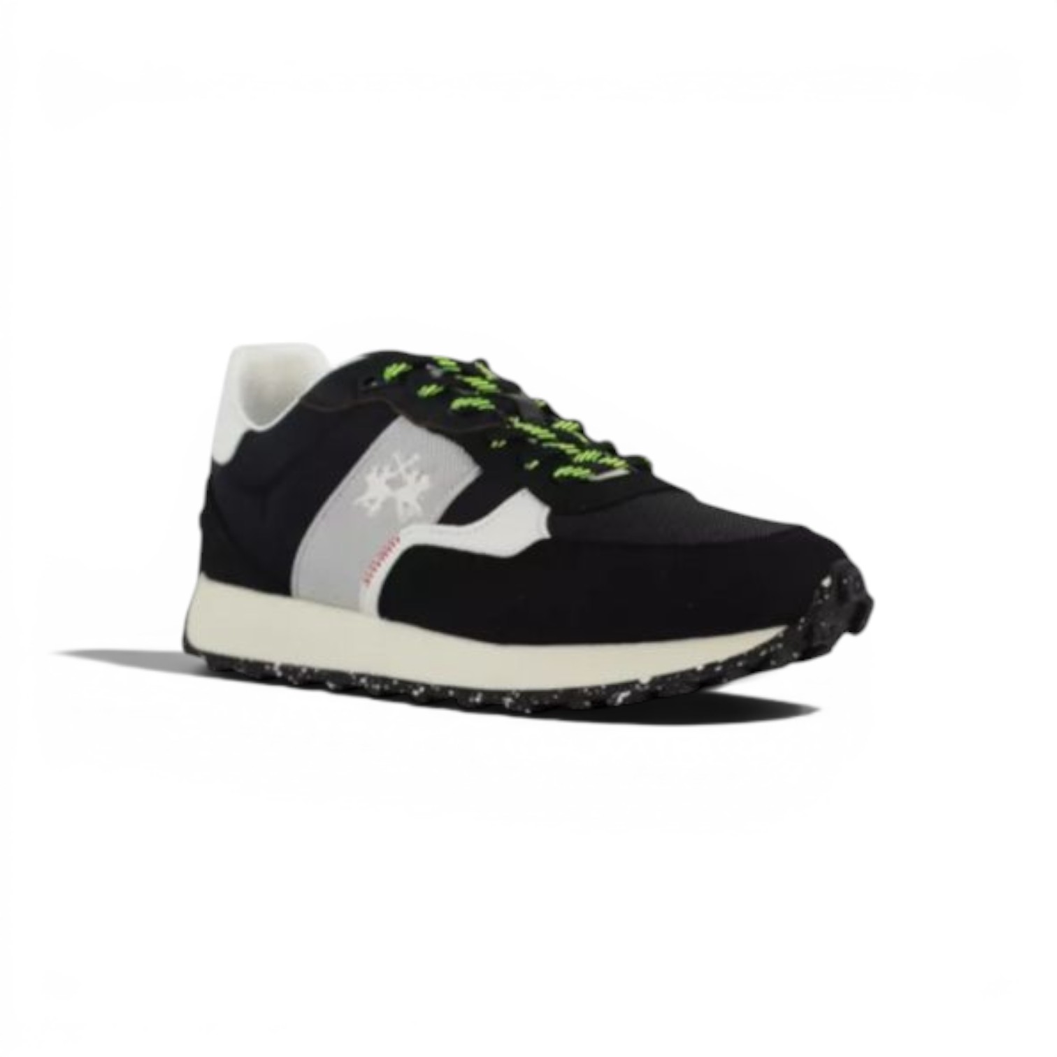 Chaussures LA MARTINA Homme Sneakers trendy NERO Tissu hommes basquettes REF: LFM231-030-4330 – Image 2